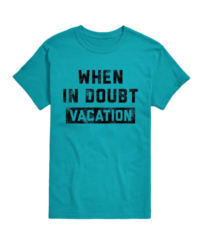 Men's Instant Message When In Doubt Vacation Graphic T-Shirt