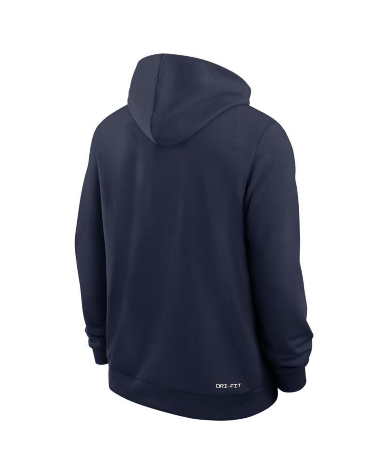 Men's Navy Arizona Wildcats 2026 Sideline Standard Issue Dri-FIT Full-Zip Hoodie