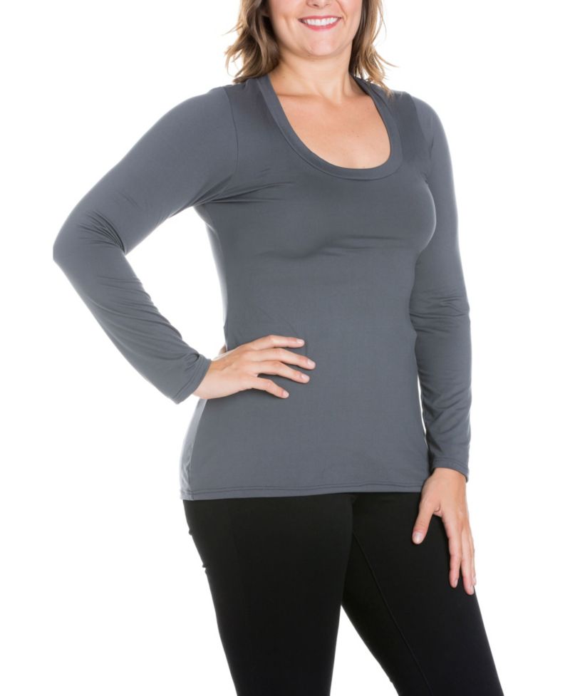Women's Plus Size Long Sleeves T-Shirt