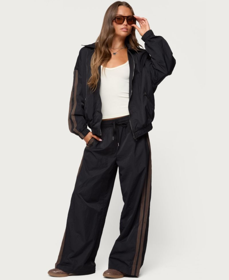 Women's Kieran Stripey Nylon Track Jacket