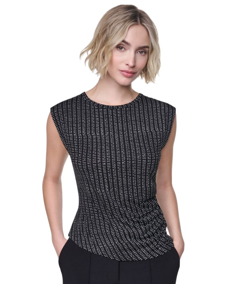 Women’s Asymmetrical Sleeveless Knit Top
