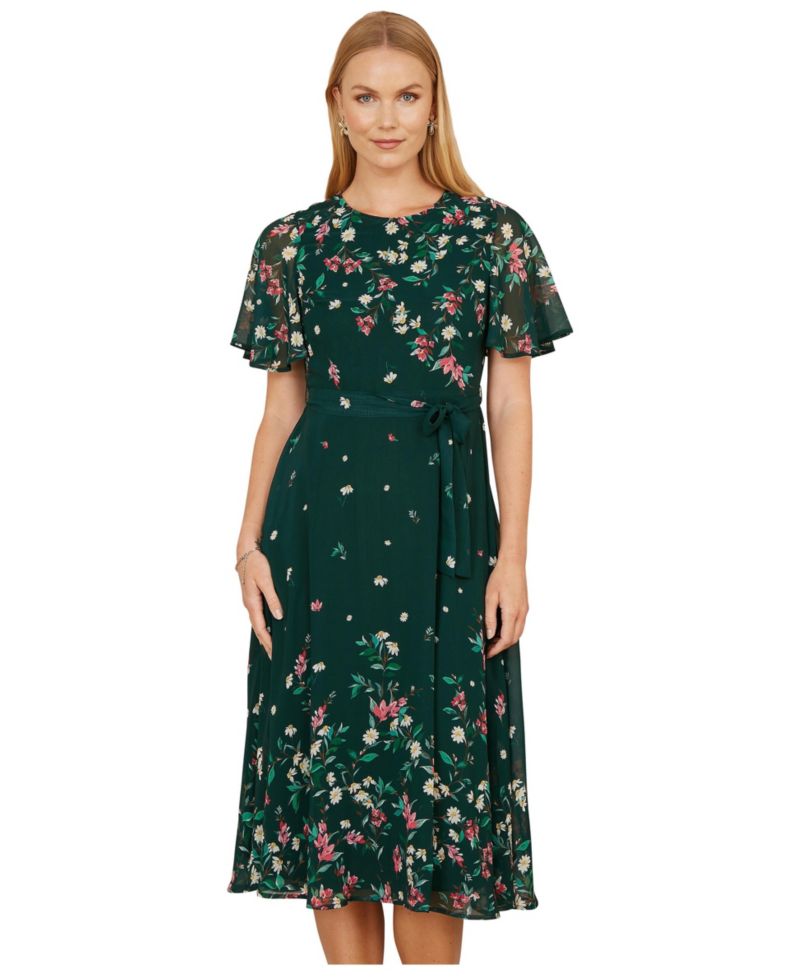 Women's Daisy Mirror Placement Skater Dress