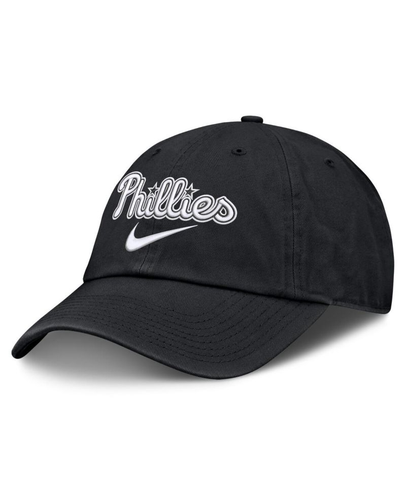 Men's Black Philadelphia Phillies Primetime Club Adjustable Hat