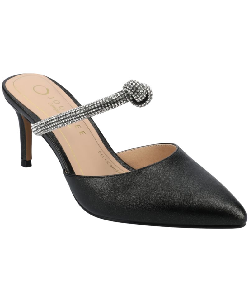 Women's Lunna Rhinestone Knot Slip-On Dress Pumps