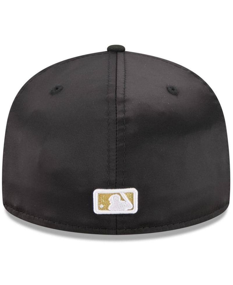 Men's Black Atlanta Braves 2025 59FIFTY Day Gold Leaf 59FIFTY Fitted Hat