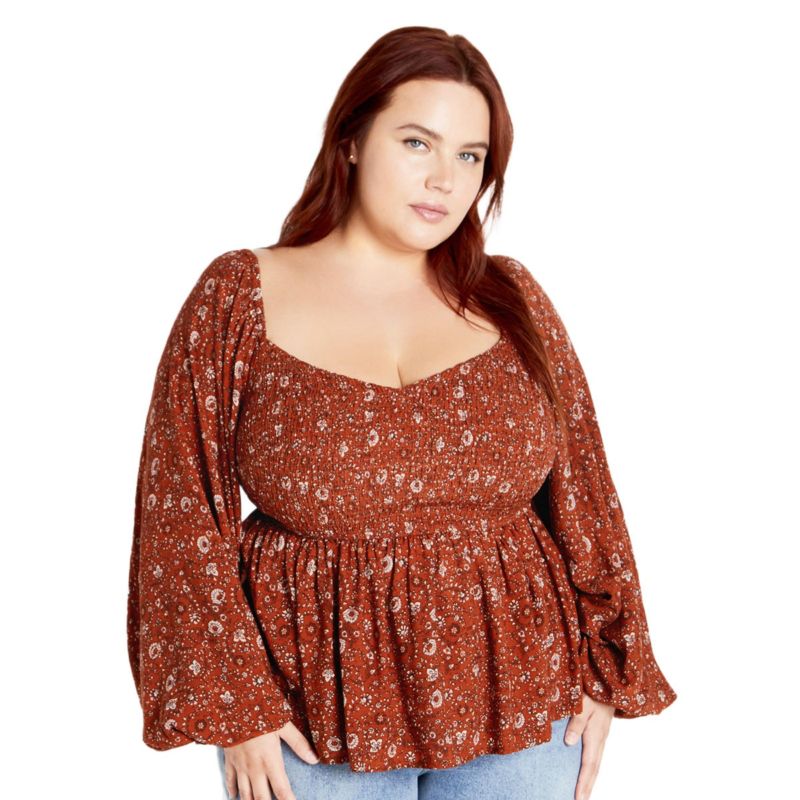Plus Size Dahlia Top