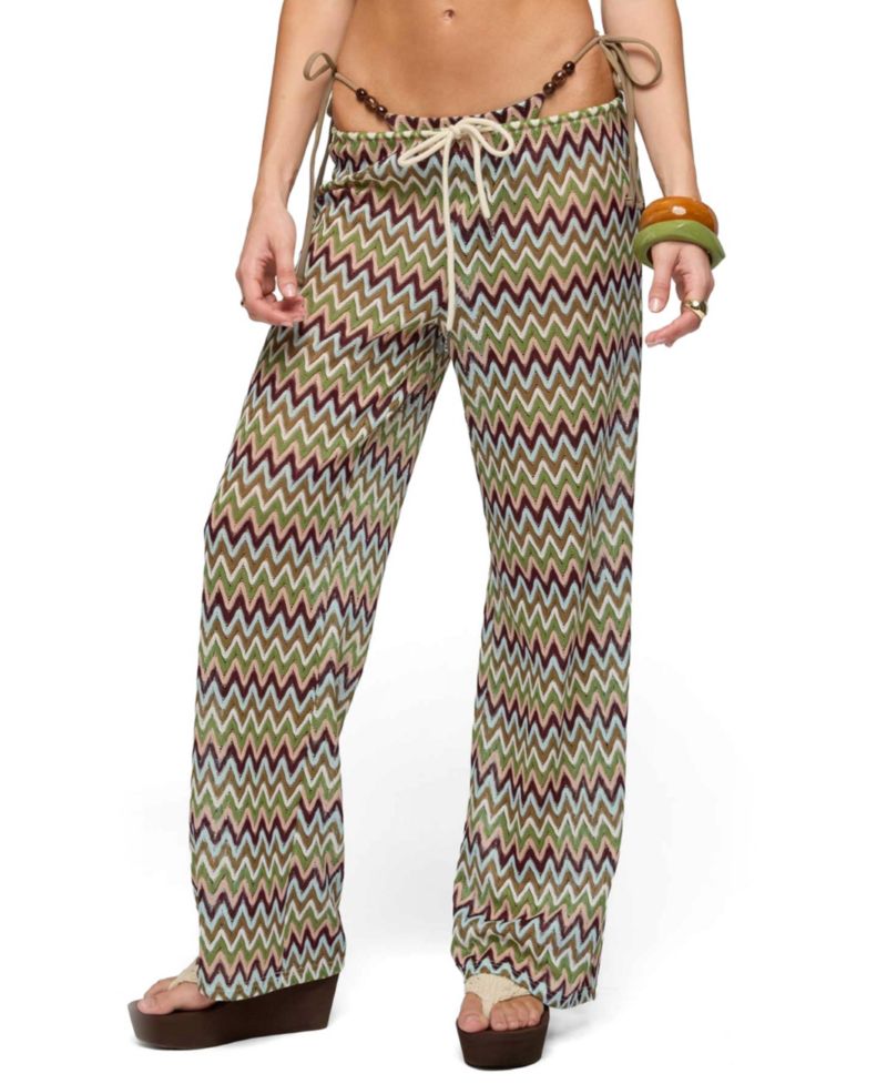 Women's Mindee Zigzag Crochet Pants