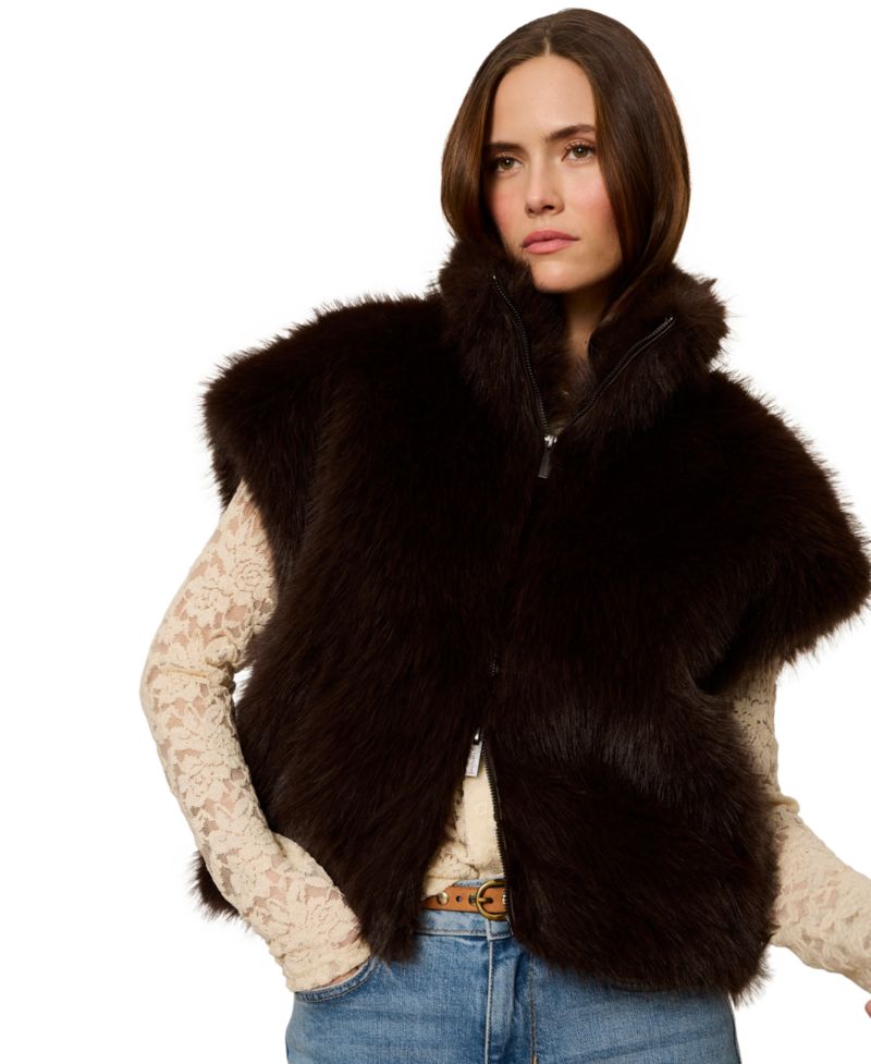 Women's Long-Sleeve Vest Jacket