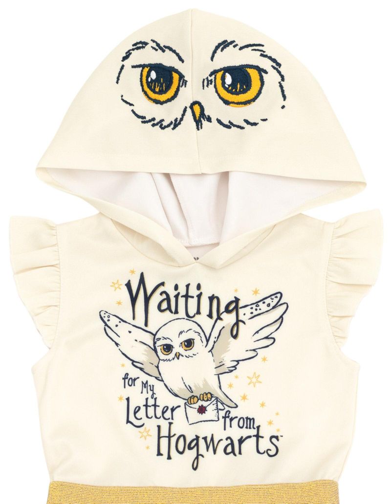 Girl's (4 -16) Hedwig Owl Mesh Tulle Dress