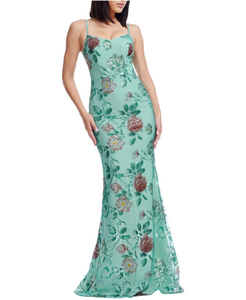 Women's Giovanna Floral Sequin Mermaid Gown