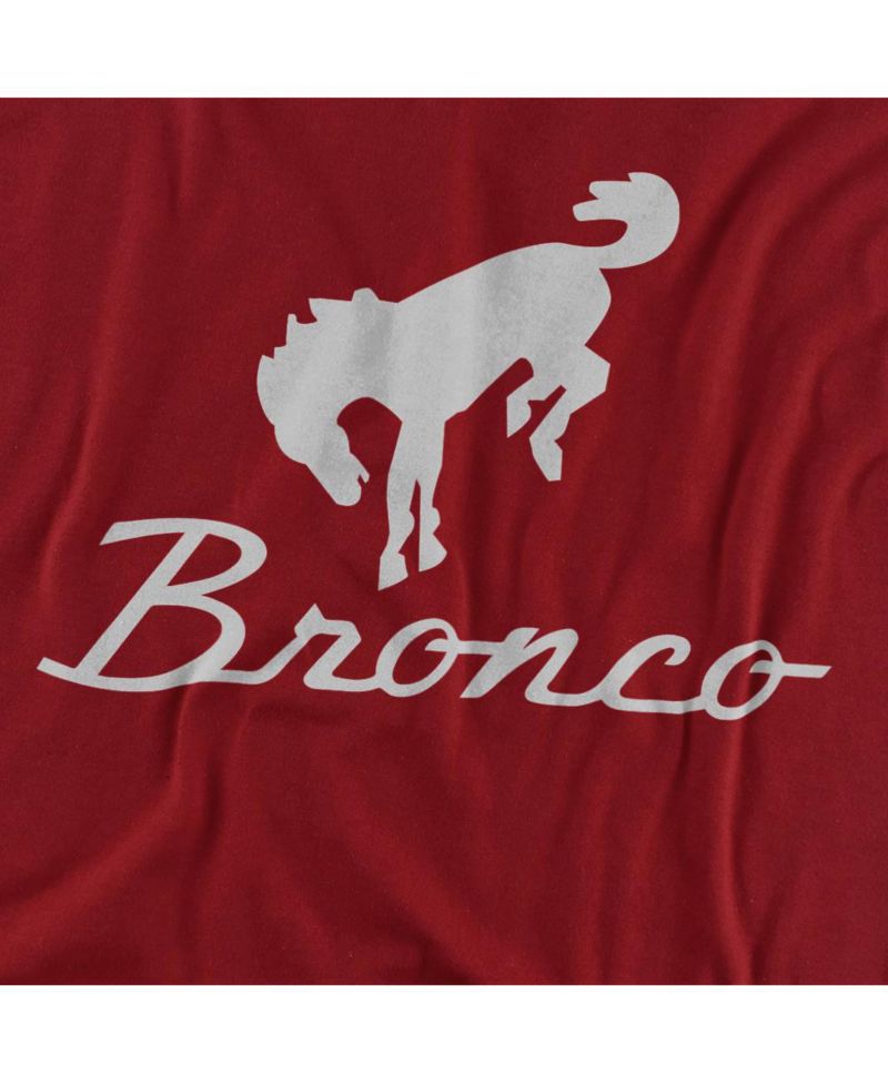 Men's Ford Bronco Chrome Bronco Logo T-Shirt