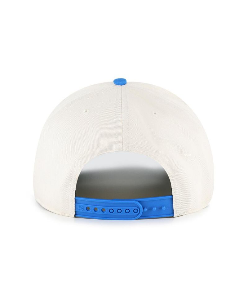 Men's Natural Los Angeles Chargers Frame Out Two Tone Hitch Adjustable Hat