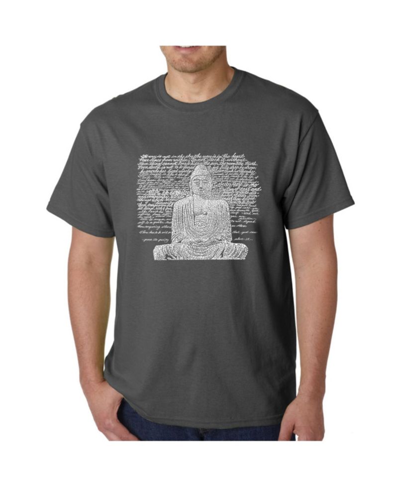 Men's Word Art T-Shirt - Zen Buddha