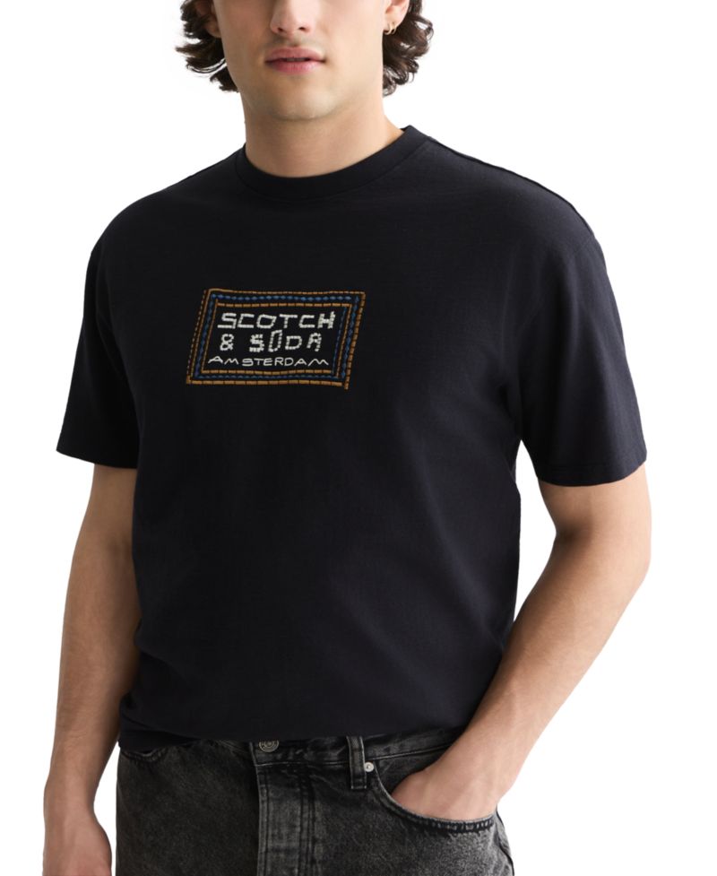 Men's Embroidered Tile Logo T-Shirt