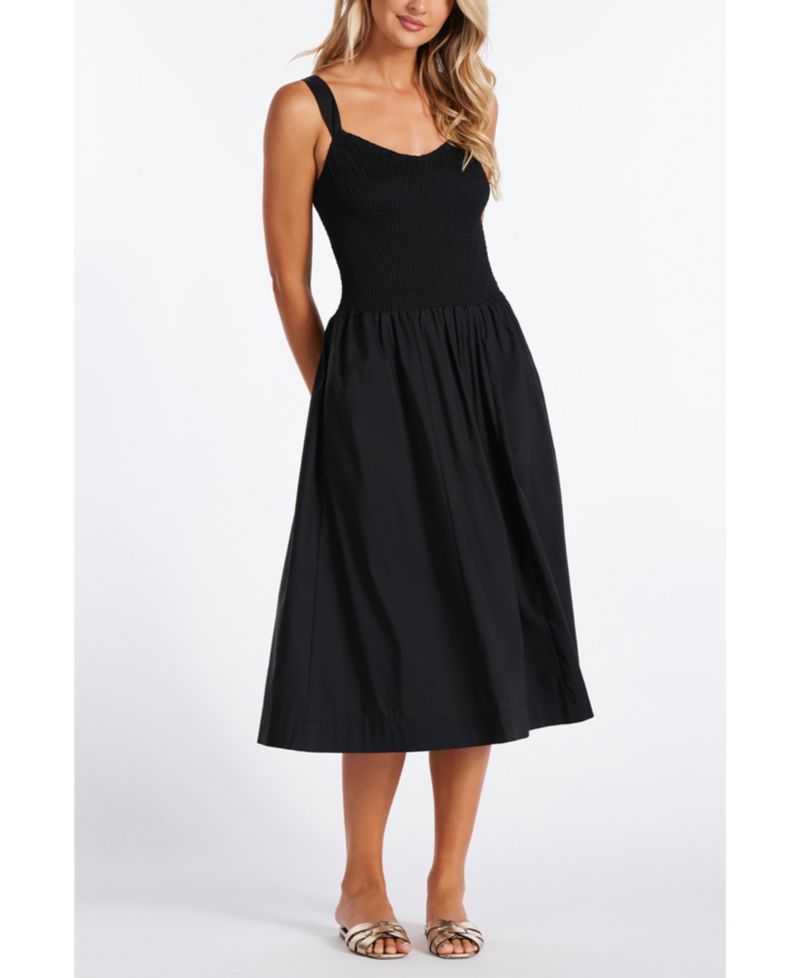 Women's BISHOP + YOUNG Corsica Smocked Poplin Dress