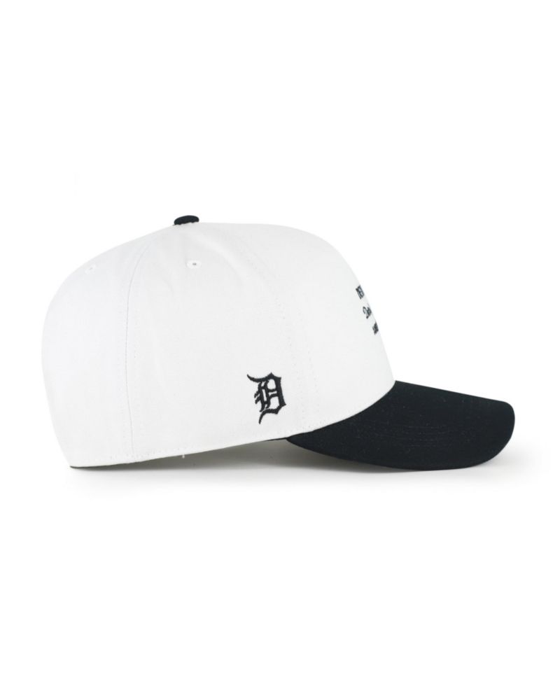 Men's '47 White/Black Detroit Tigers Contemporary Two-Tone Hitch Adjustable Hat