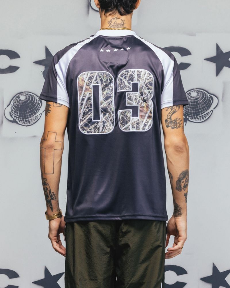Men's Striker Jersey T-Shirt, Black - XXLarge