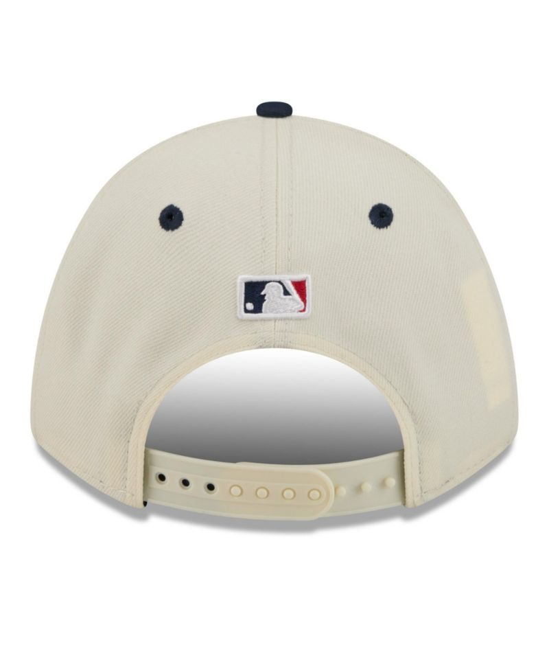 Big Boys and Girls Cream/Navy Kansas City Royals USA 250 9FORTY M-Crown Adjustable Hat