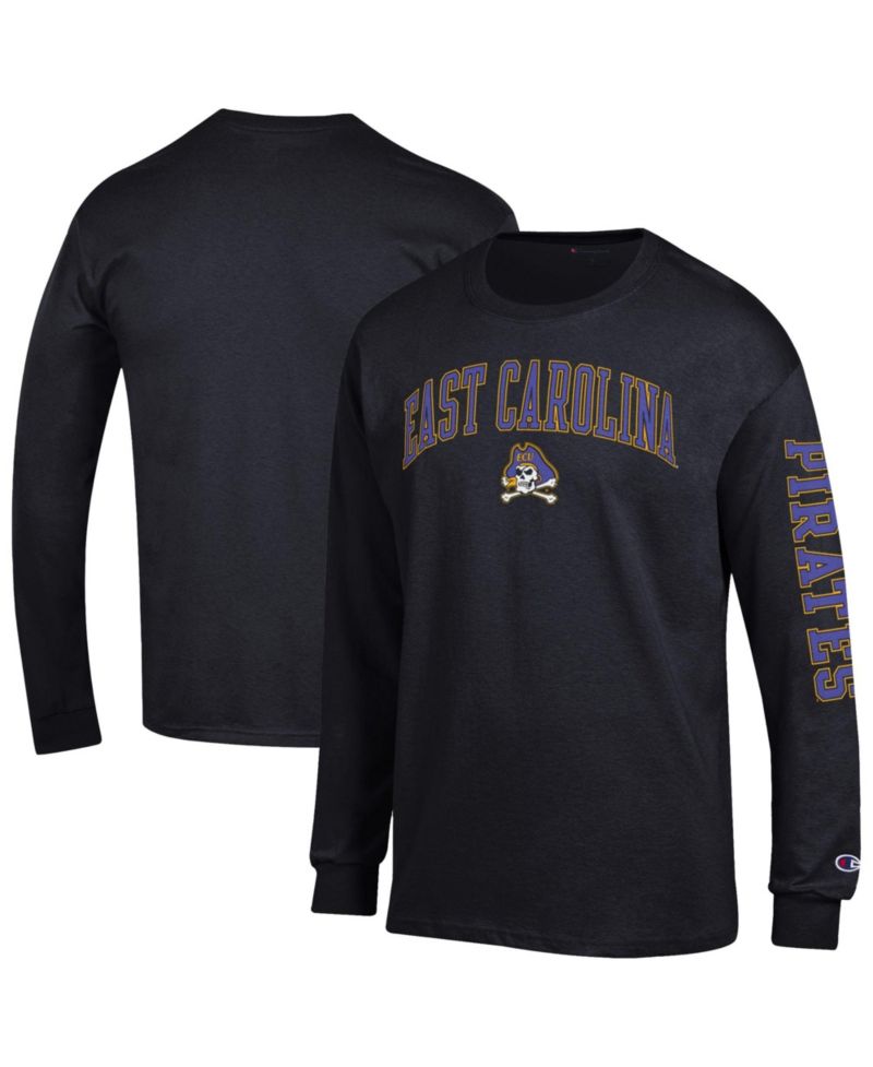 Men's East Carolina Pirates Screen-Print Long-Sleeve T-Shirt