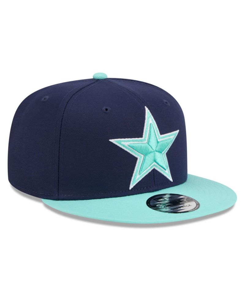 Big Boys and Girls Navy/Light Blue Dallas Cowboys Two-Tone Color Pack 9FIFTY Snapback Hat