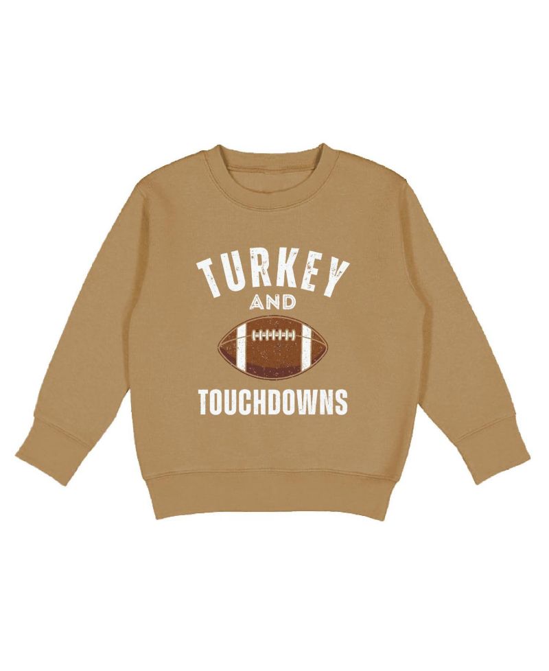 Boys' 4-20 Turkey and Touchdowns Sweatshirt