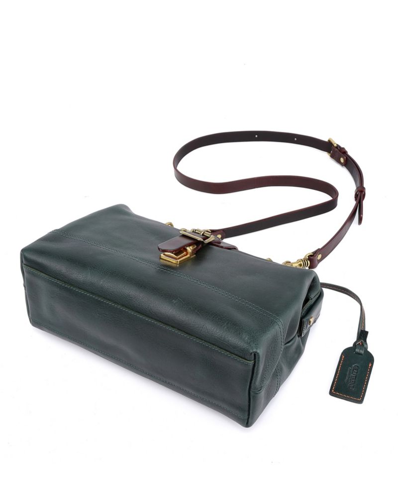 Doctor Small Leather Crossbody Satchel Bag
