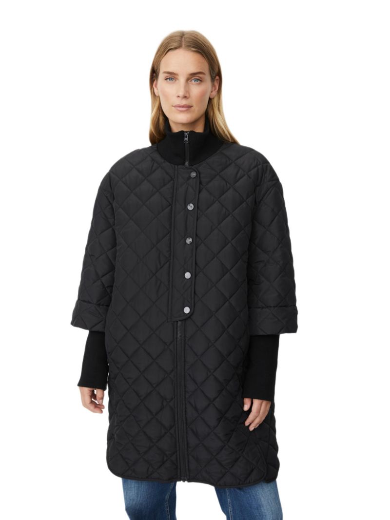 Women's Talvire High Neck Long Sleeve Coat