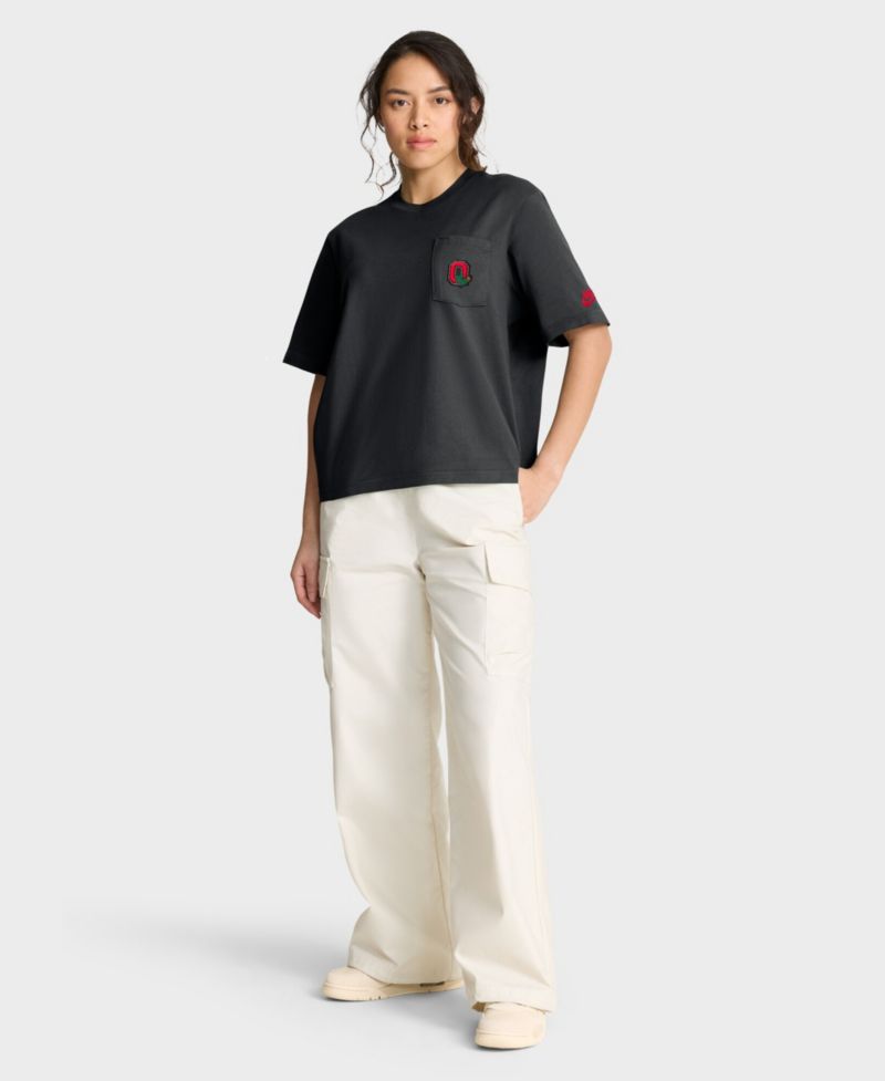 Women's Ohio State Buckeyes Boxy Pocket T-Shirt