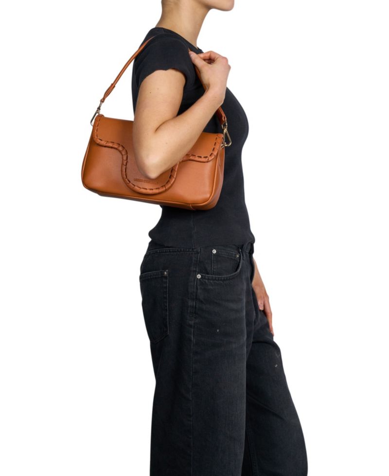 Misty Faux Leather Crossbody Bag