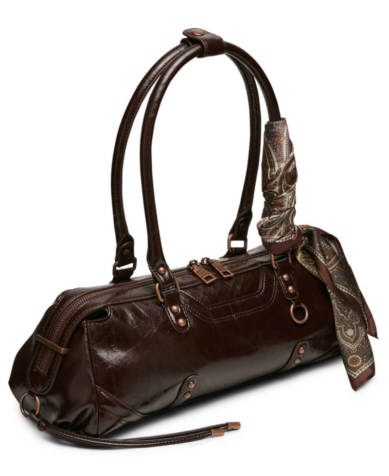 Cierra Medium Scarf Detail Large Shoulder Handbag