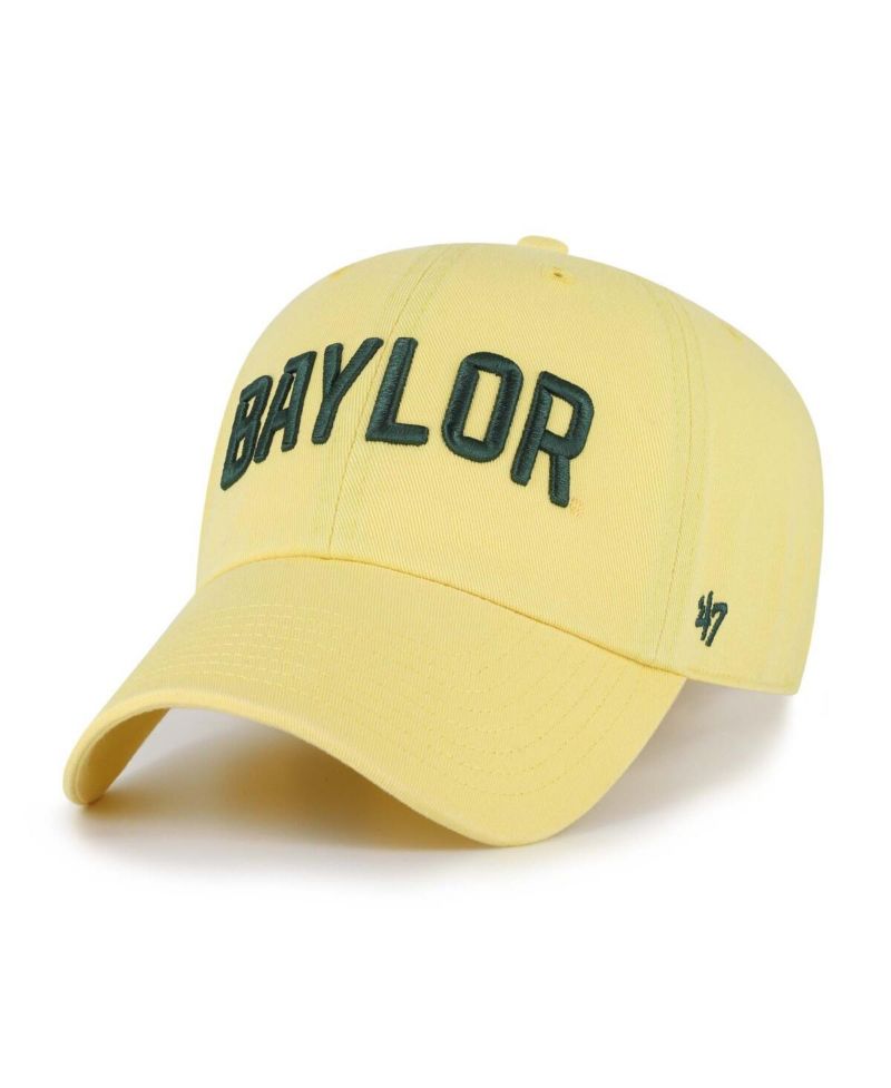 Men's Maize Baylor Bears Clean Up Adjustable Hat