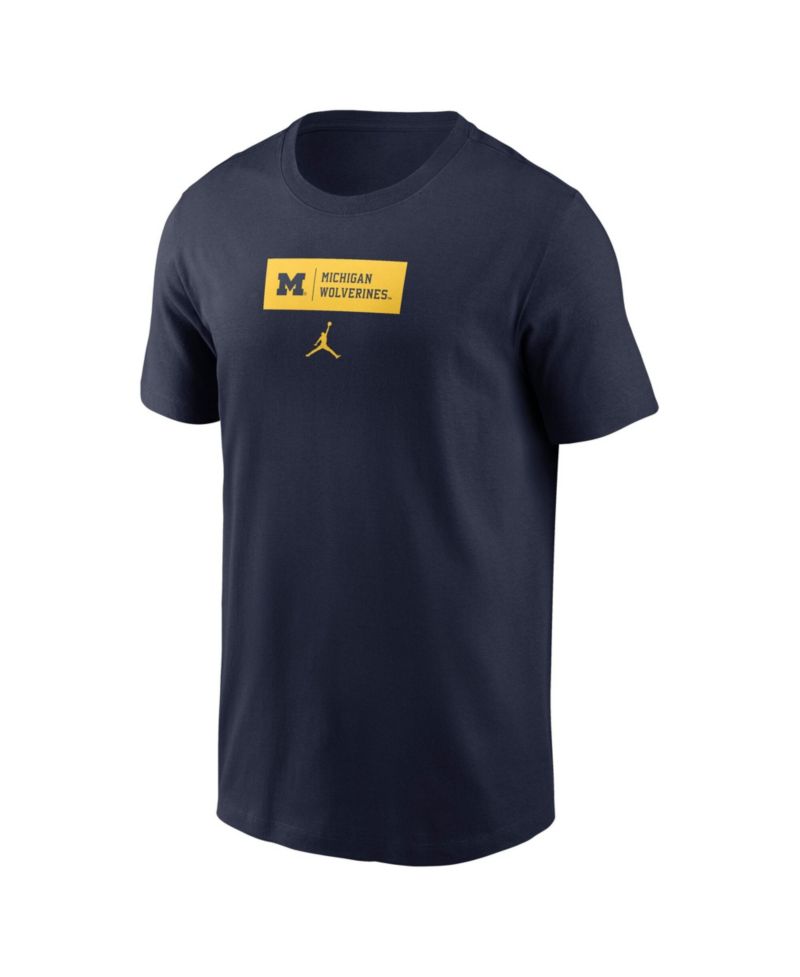 Men's Navy Michigan Wolverines Primetime Crew T-Shirt