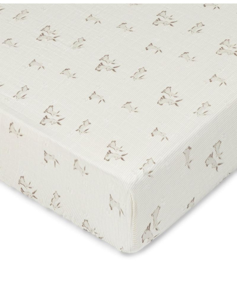 Cotton Bunny Fitted Crib Sheet