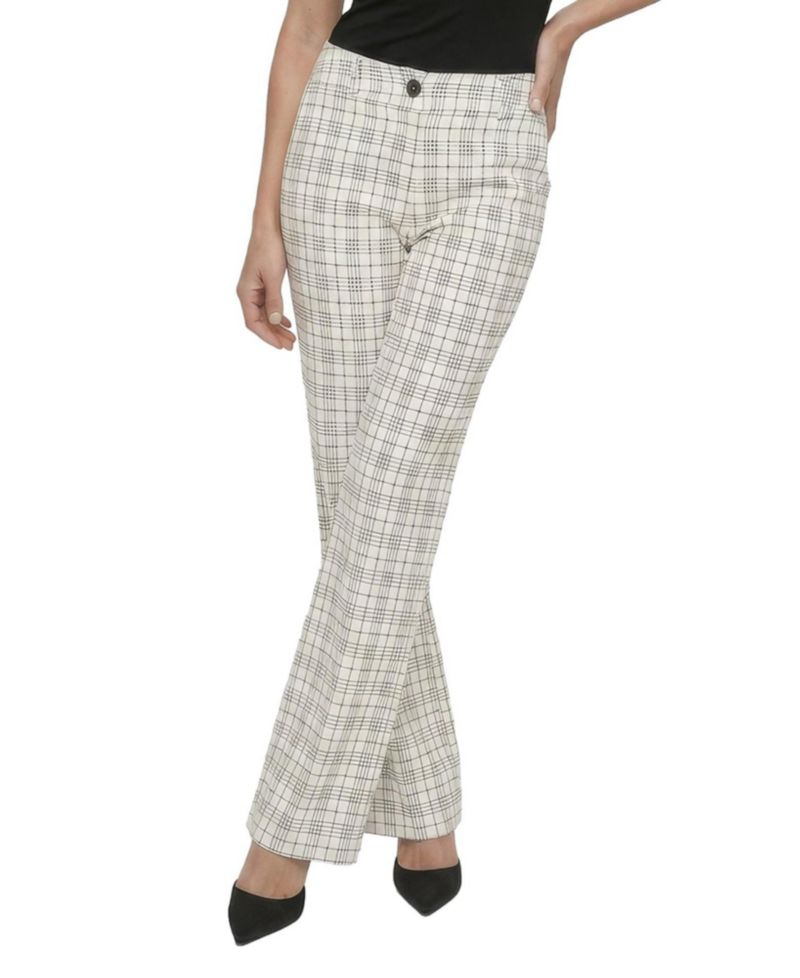 Women's Chess Check Print Trouser