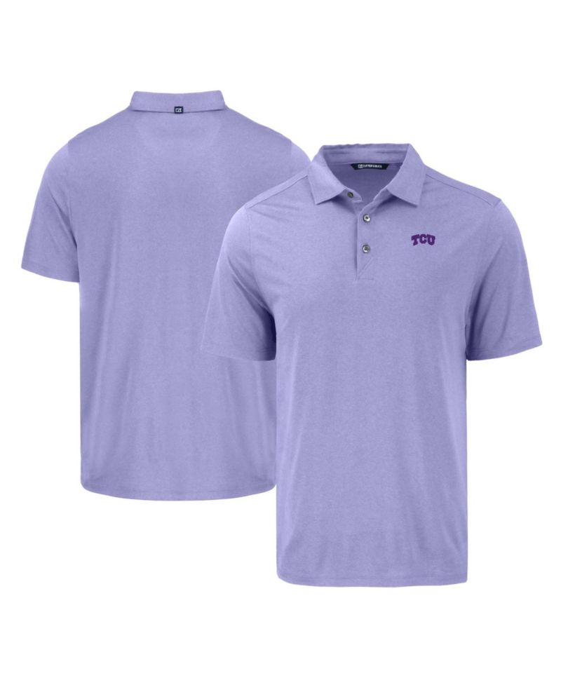 Men's Purple TCU Horned Frogs Coastline Epic Comfort Eco Polo Shirt