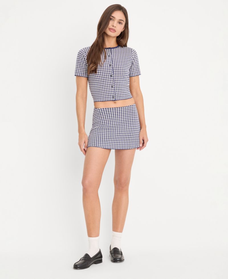 Women's Blend Sweater Mini Skort