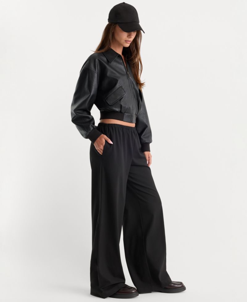 Women's Straight-Leg Pull-On Trouser