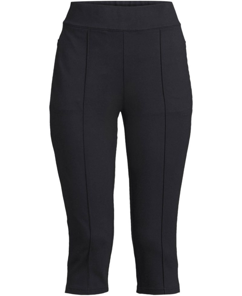 Women's Starfish High Rise Pintuck Capri Pants