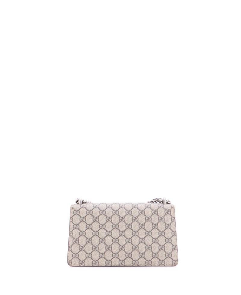 Small Dionysus Bag GG Coated Canvas with Crystal Embellished Metal