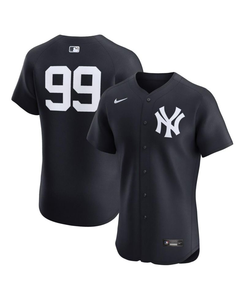 Men's Aaron Judge Navy New York Yankees Alternate 2 Elite Jersey