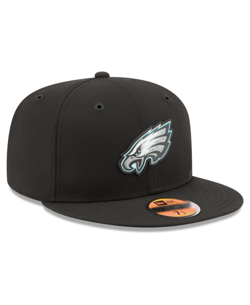 Men's Black Philadelphia Eagles 2026 Sideline 59FIFTY Fitted Hat