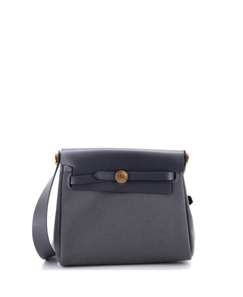 20 Herbag Zip Toile and Leather
