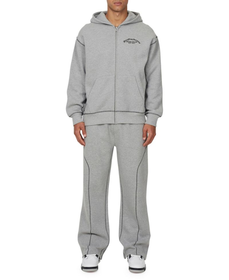 Men's Cover lock Vintage Zip Hoodie