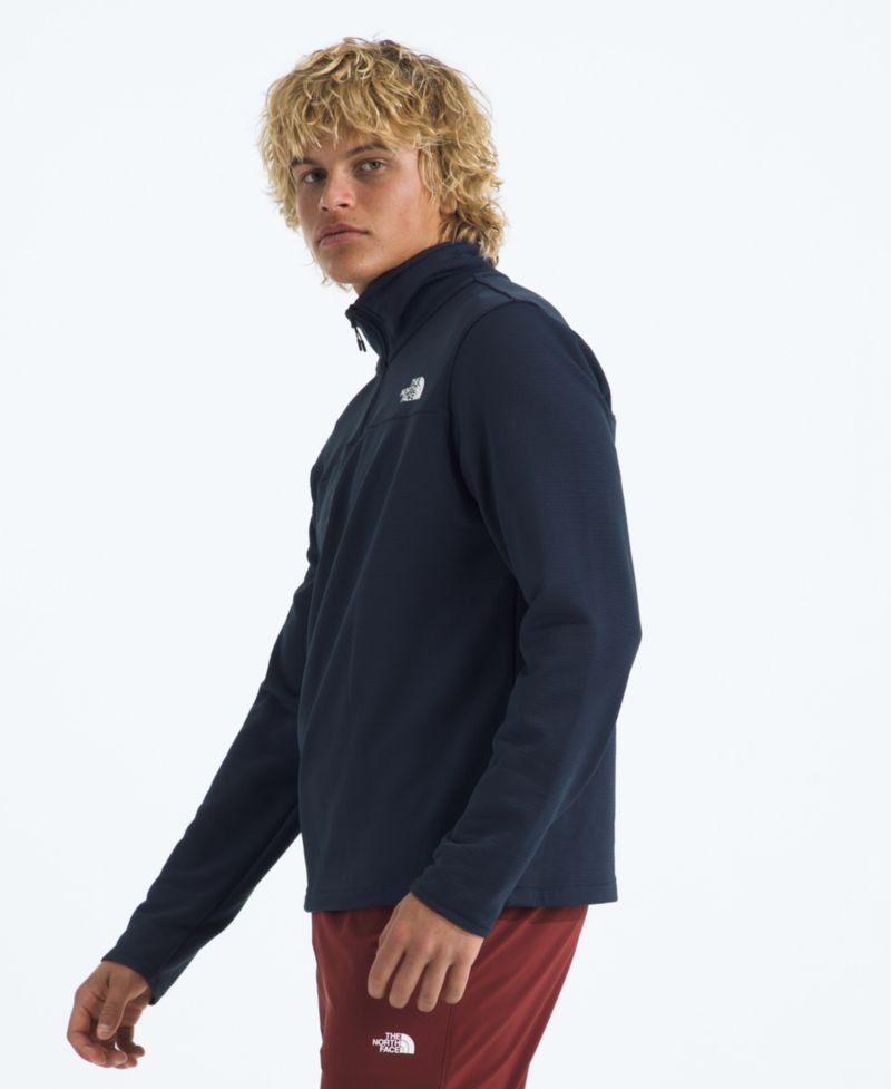 Men's Cedar Trail Grid Quarter-Zip Jacket