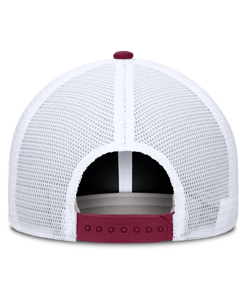 Men's and Women's Garnet/White Florida State Seminoles Primetime Arched Trucker Adjustable Hat