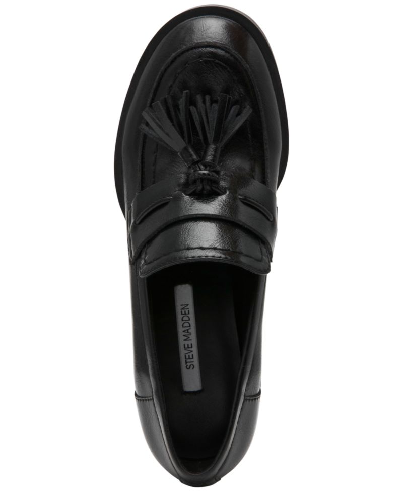 Women's Bettie Block Heel Tassel Loafer Pumps