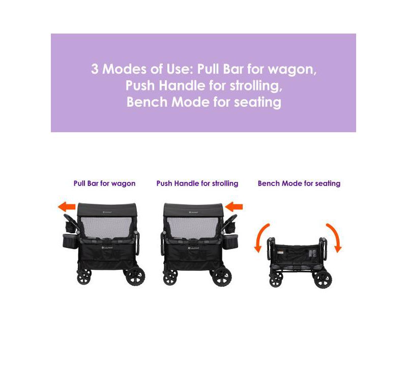 Kids Trend Quest 3-in-1 Stroller Wagon