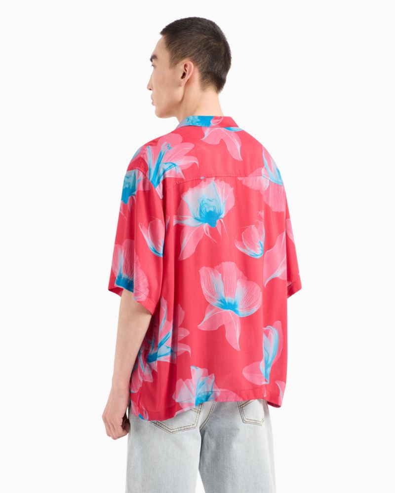 Men's Boxy-Fit Floral Shirt