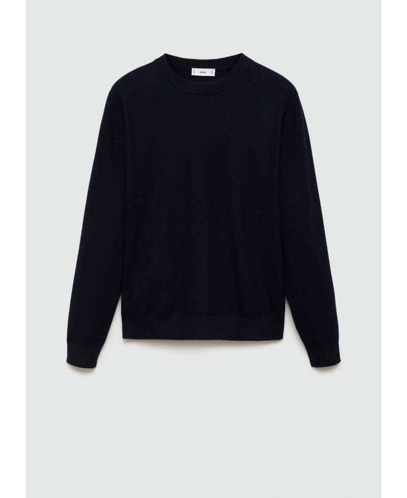 Men's Fine-Knit Cotton Sweater