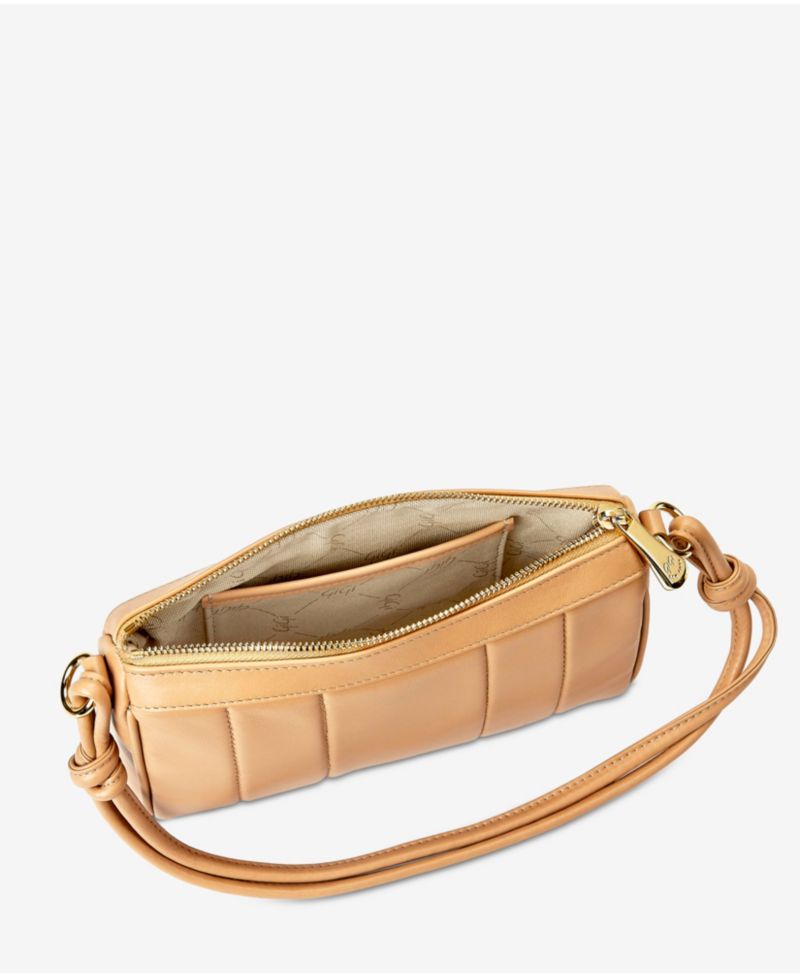 Maggie Metallic Leather Shoulder Bag